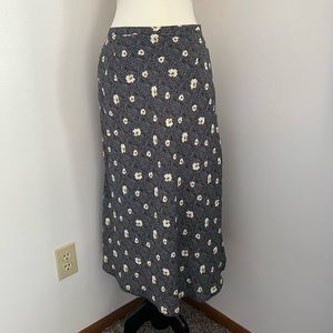 Midi Floral Skirt